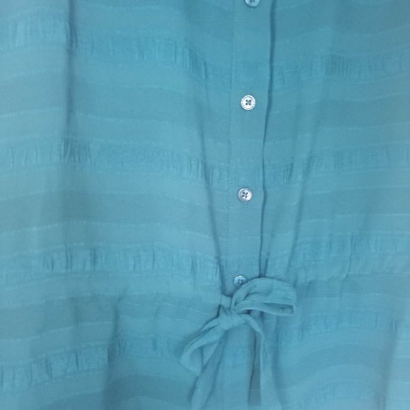 RW&CO Teal Sleeveless Top, Size S - Picture 10 of 11